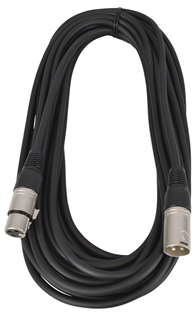 Mic Lead XLR Male to XLR Female Suits Balanced Mics - Choice of Cable Length